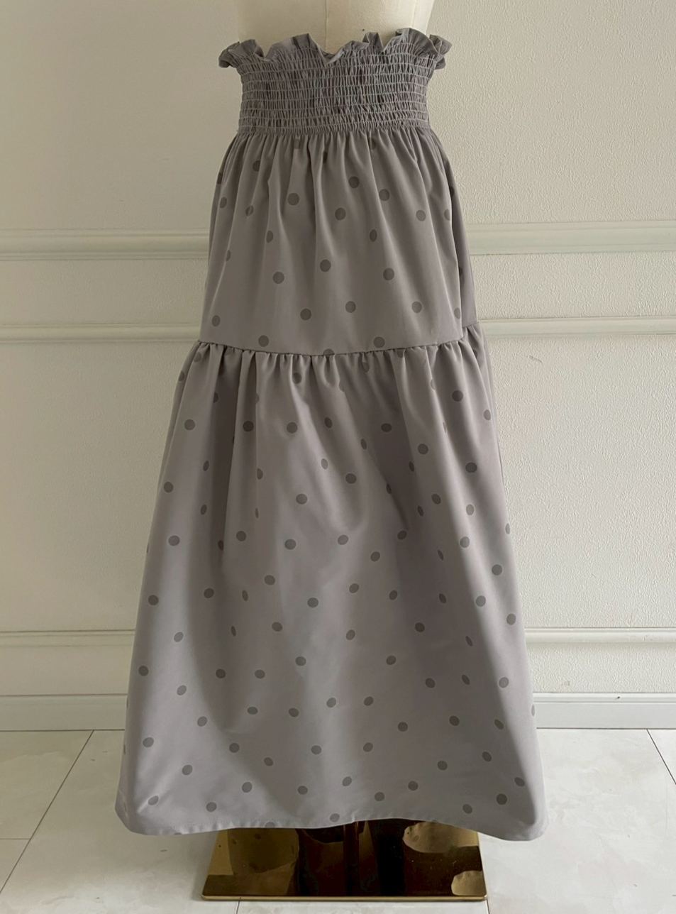 ドットティアードスカート(sd7830)