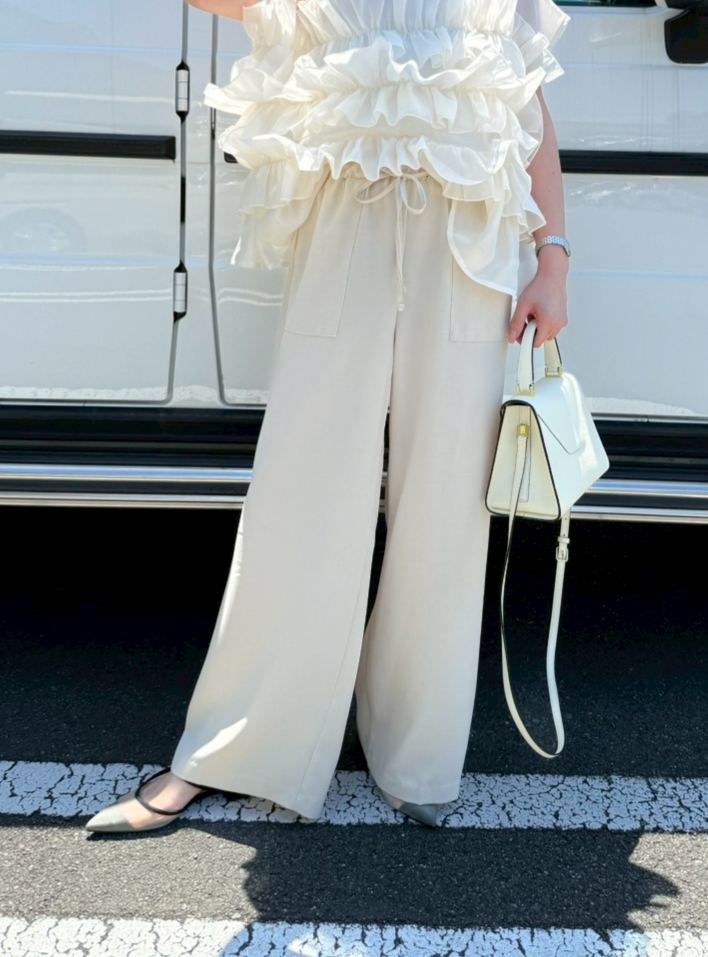 【さらっとエアリーワイドパンツ(kk2505-1-0572)】