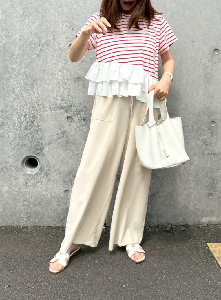 【さらっとエアリーワイドパンツ(kk2505-1-0572)】