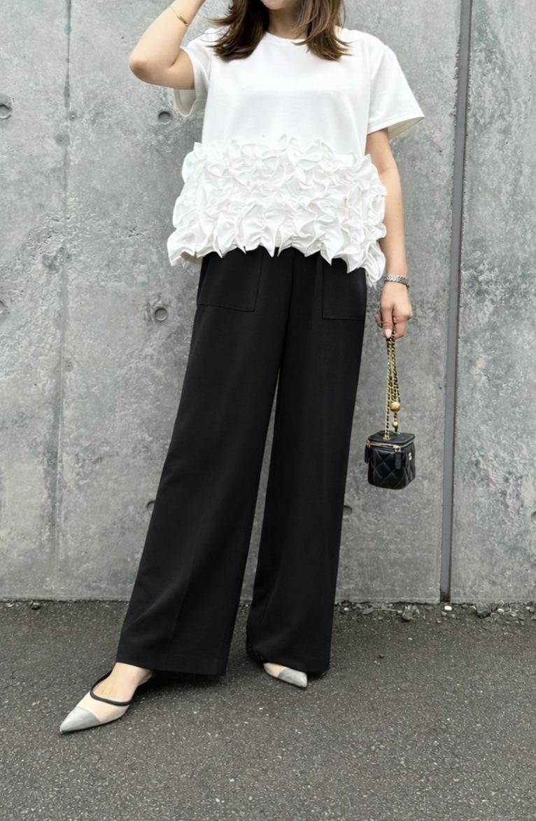 【さらっとエアリーワイドパンツ(kk2505-1-0572)】