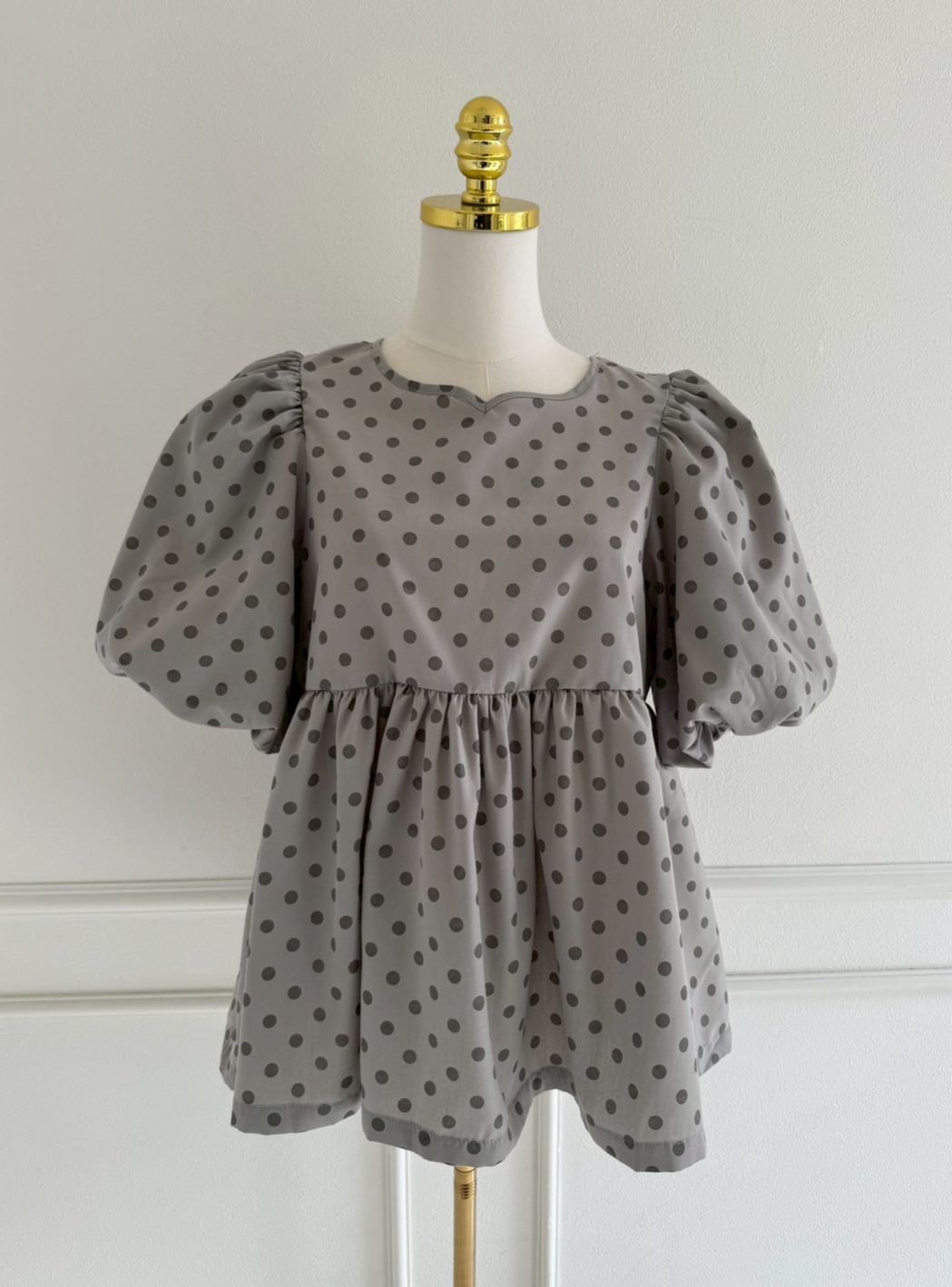 ★3/27New★バルーンスリーブペプラムブラウス(sd2240) ■ノベルティ対象商品■