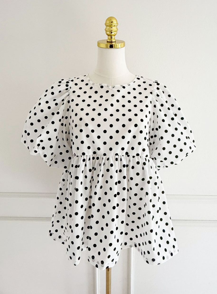 ★3/27New★バルーンスリーブペプラムブラウス(sd2240) ■ノベルティ対象商品■