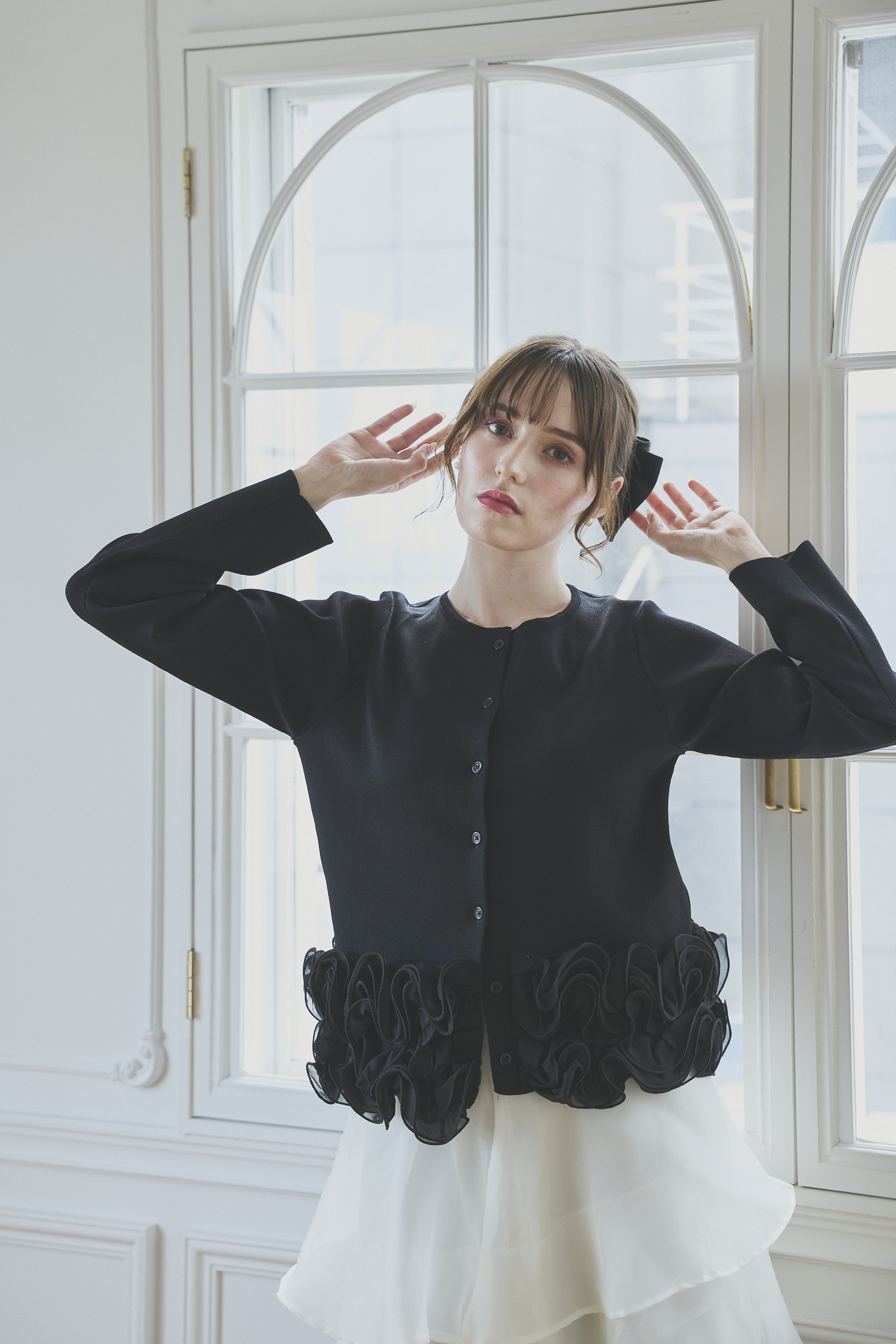 FRILL Frowerニットカーディガン(aj014)TH