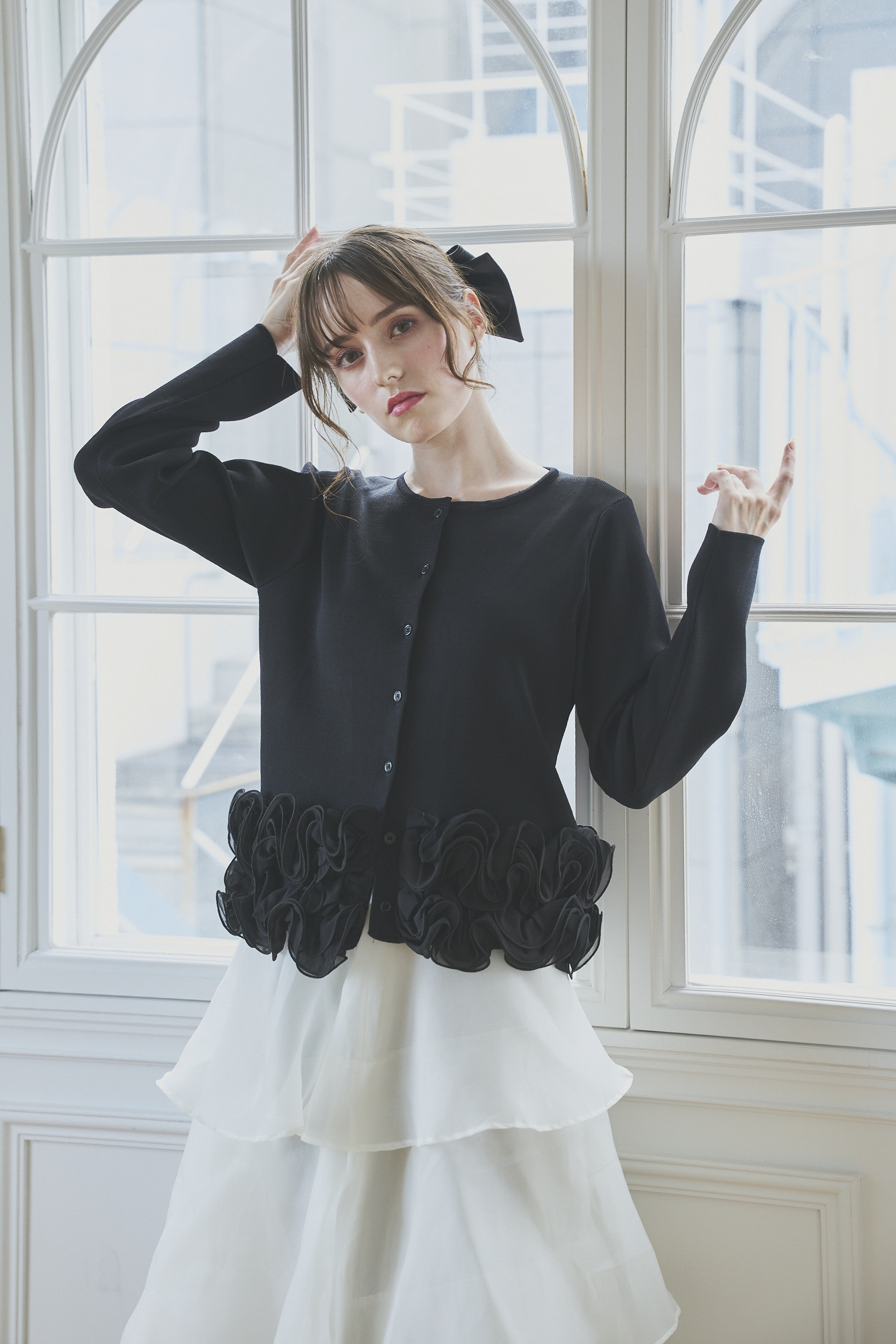 FRILL Frowerニットカーディガン(aj014)TH