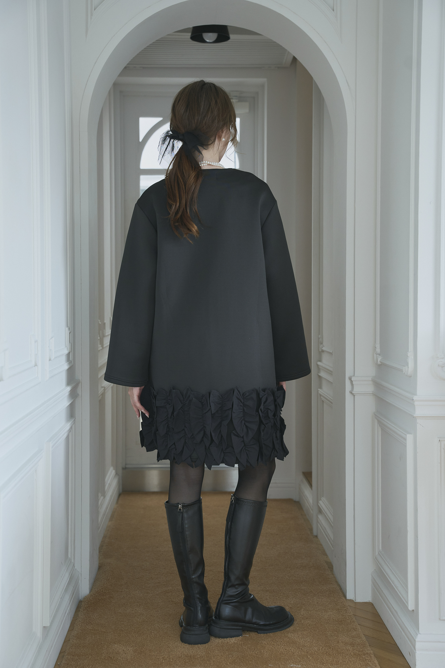 Suso FRILL ボンディングコート/ロング