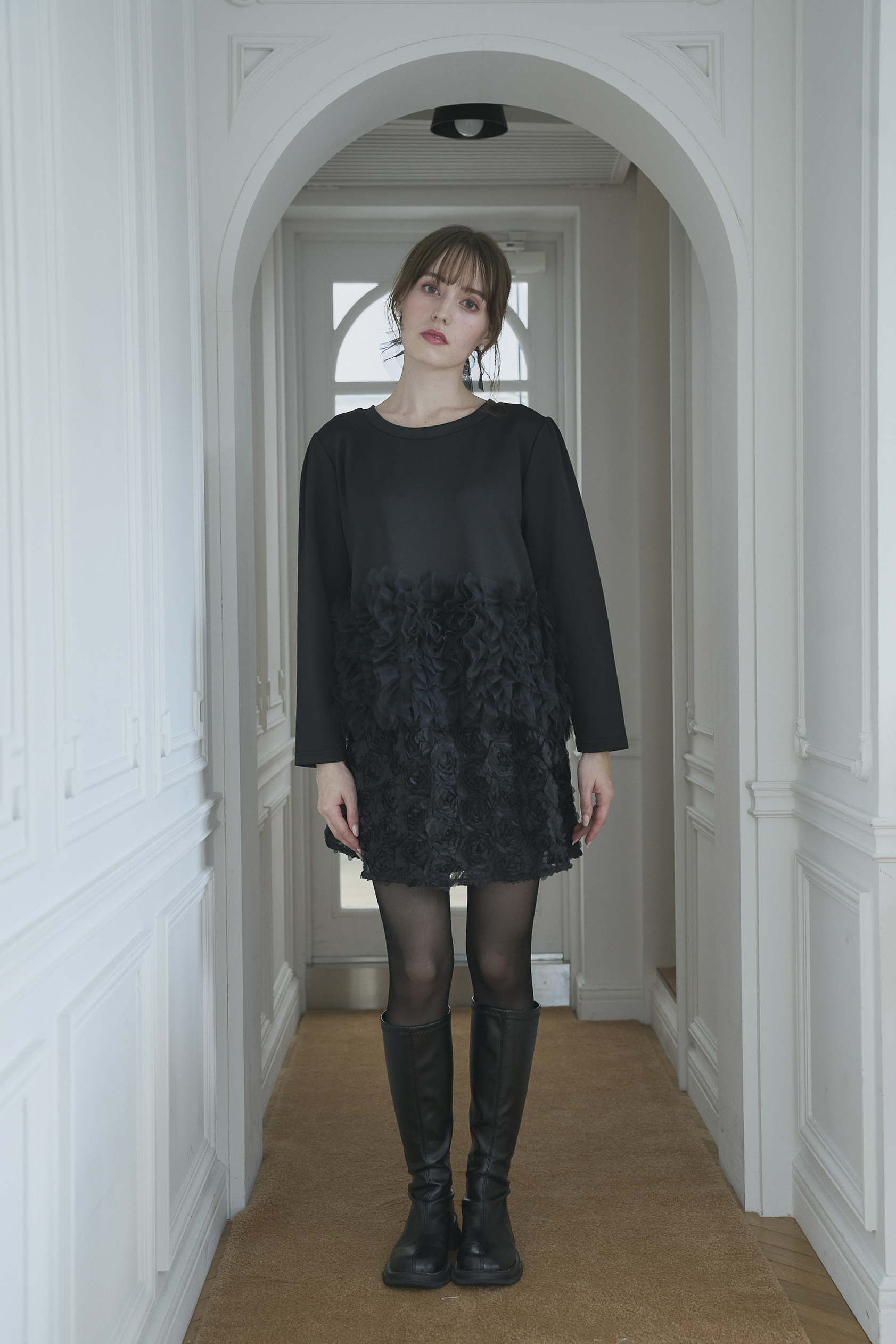 SUSO tulle Tee(ma7-2508)