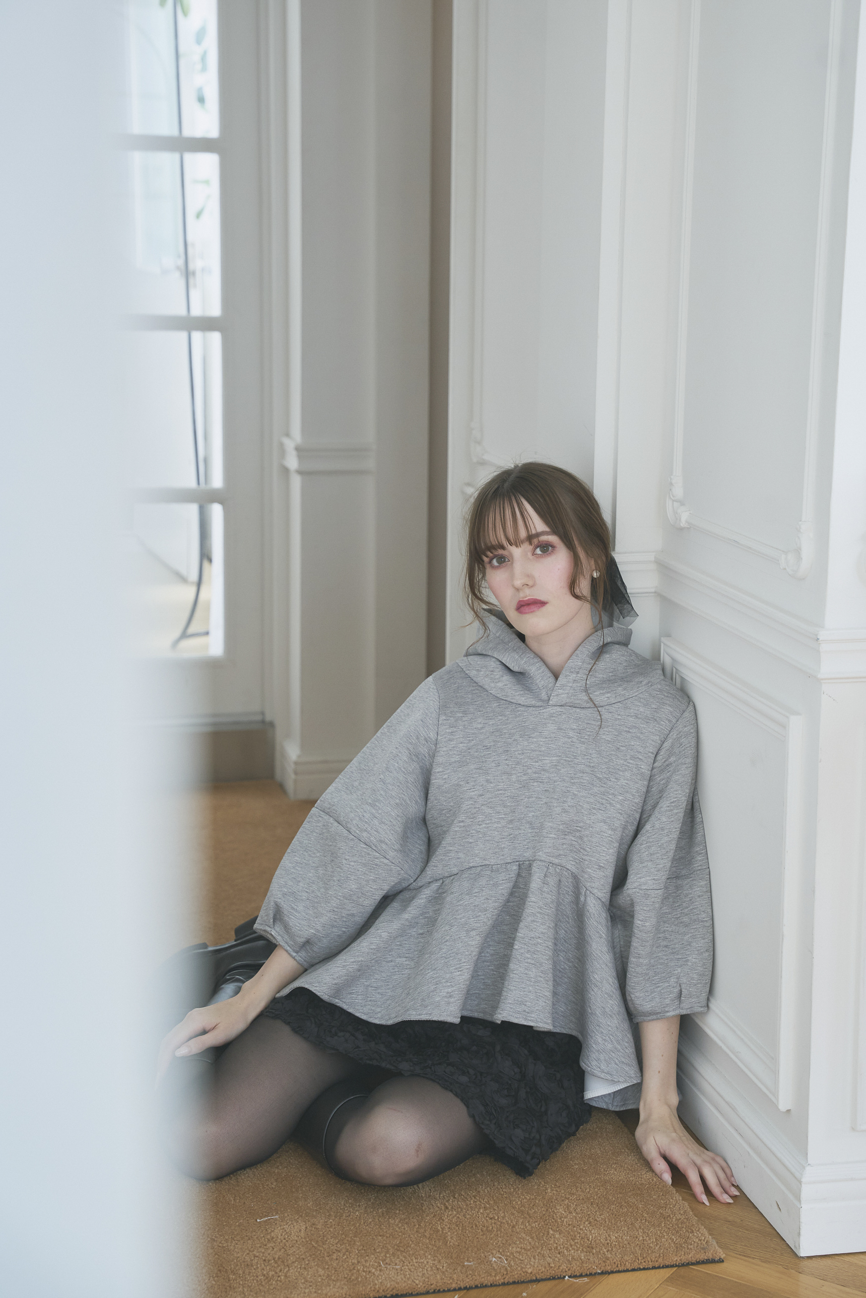 ボンディングペプラムフーディ(ma15-2508)