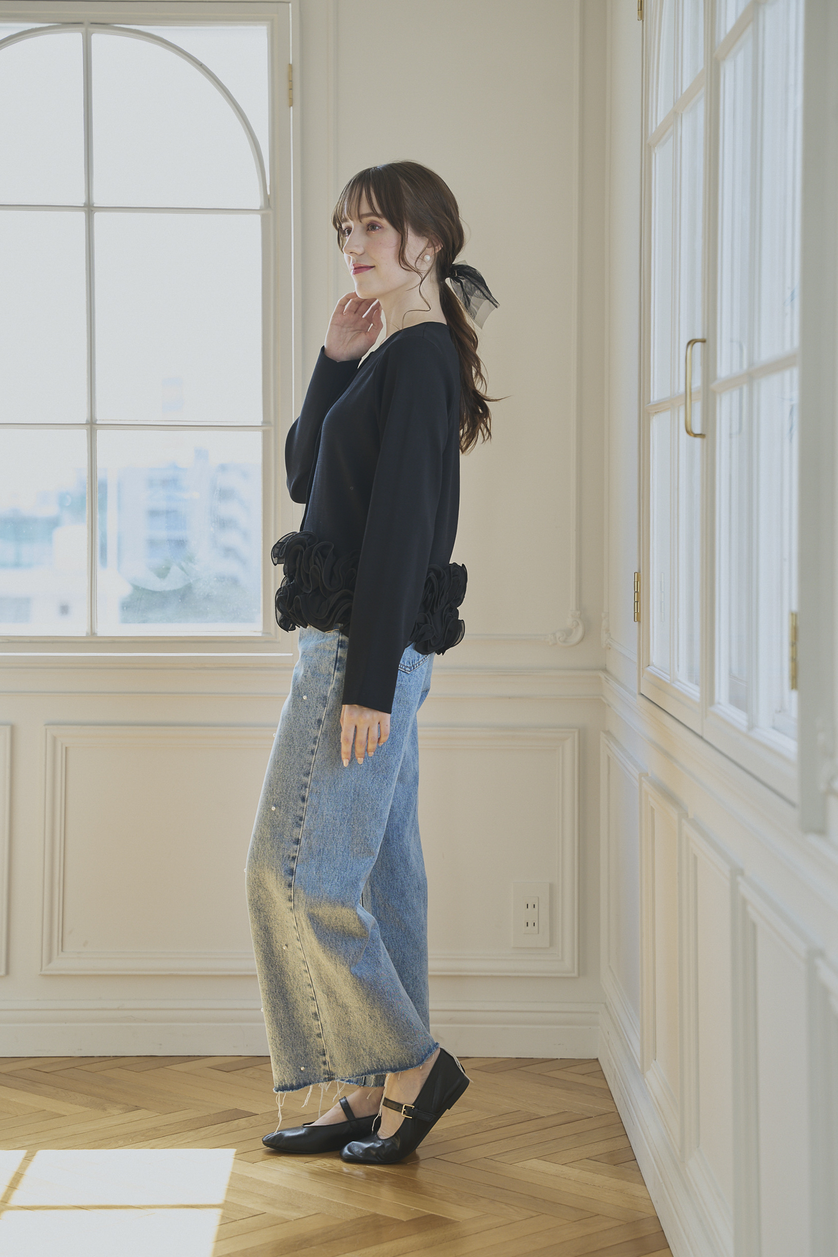 FRILL Frowerニットカーディガン(aj014)TH