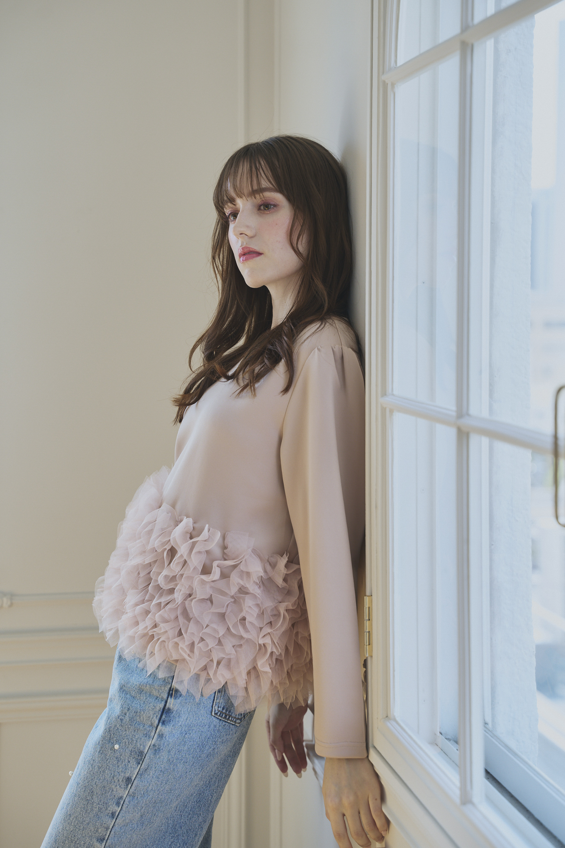 SUSO tulle Tee(ma7-2508)