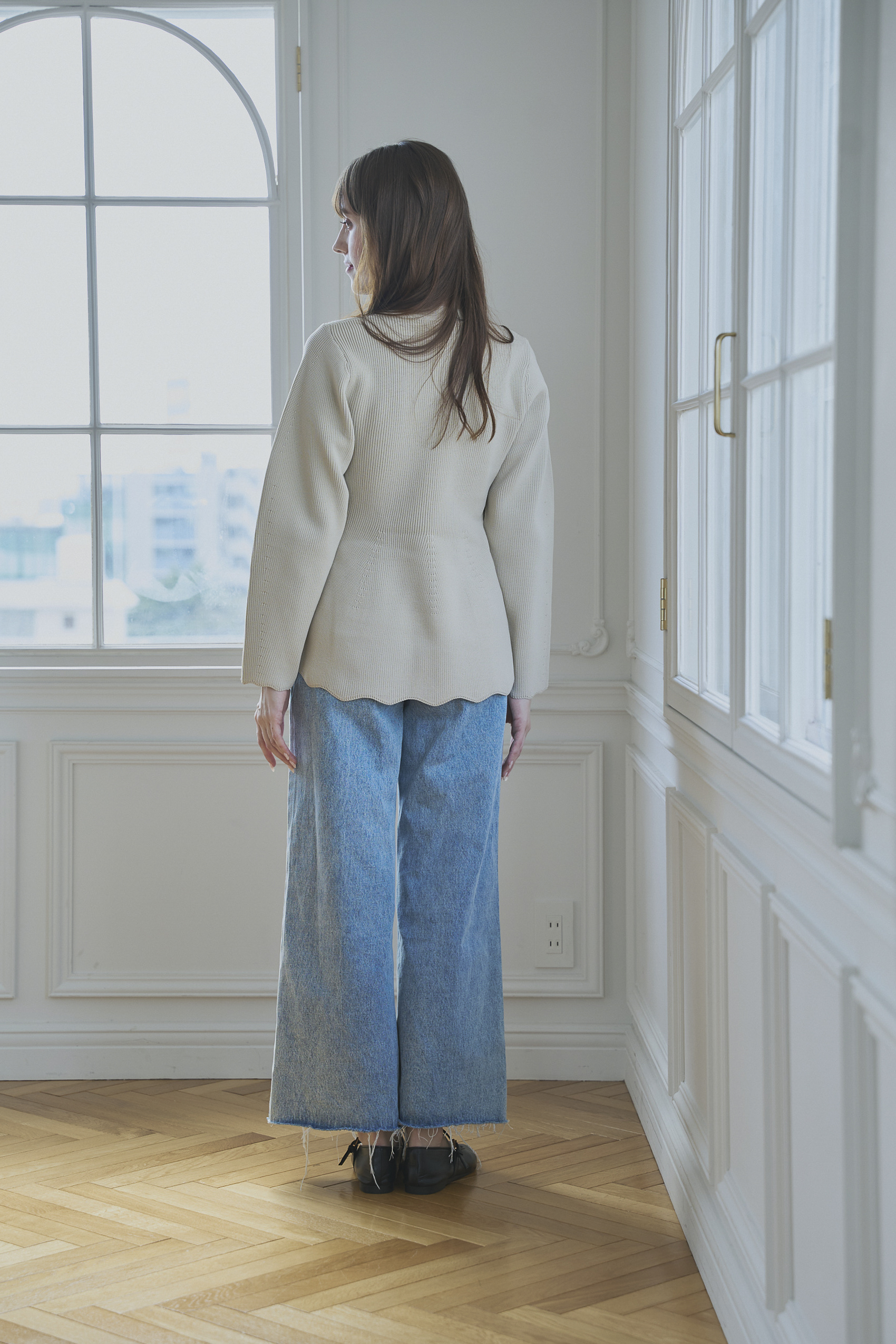 ペプラムニット(55118)