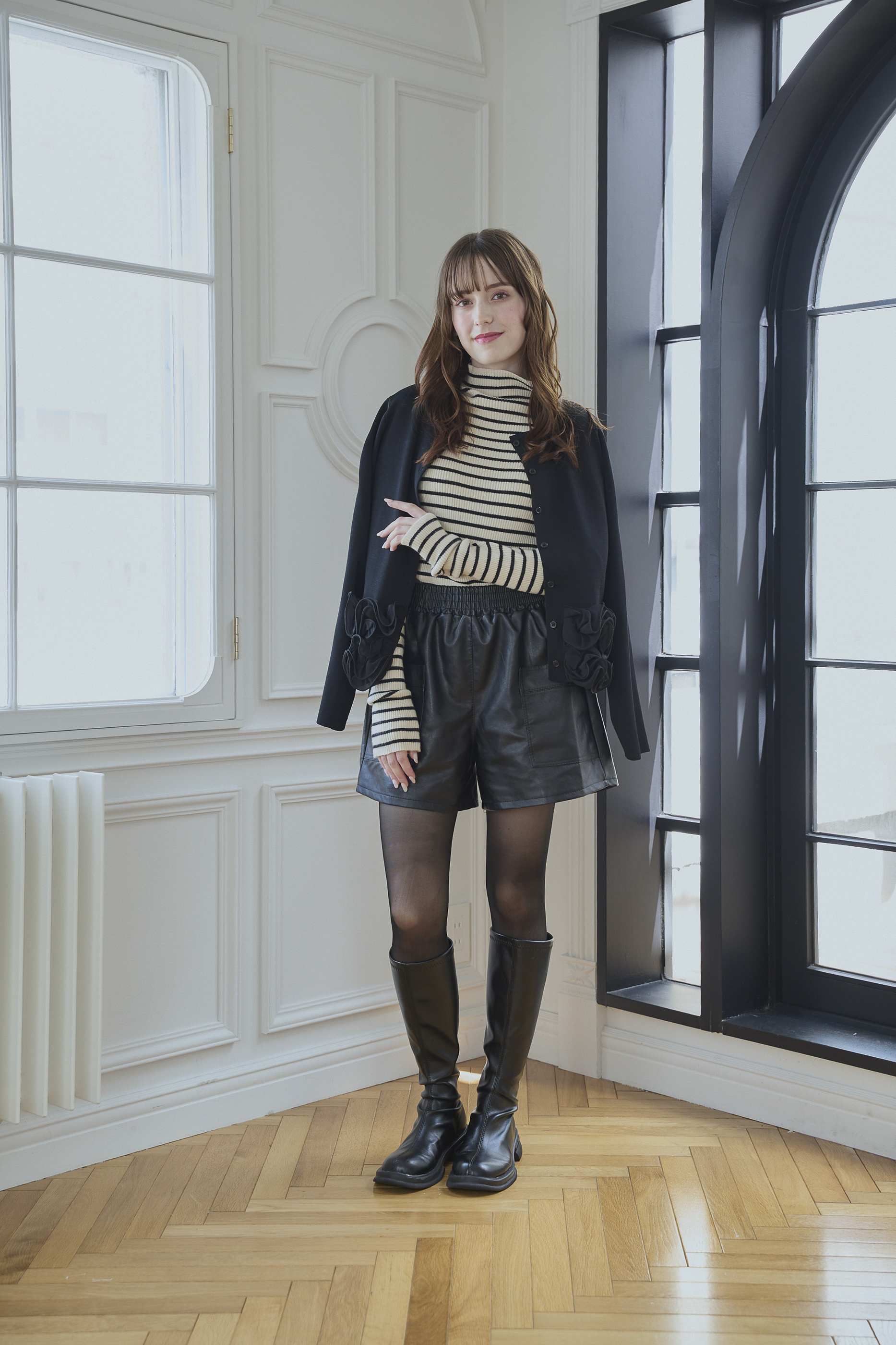 FRILL Frowerニットカーディガン(aj014)TH