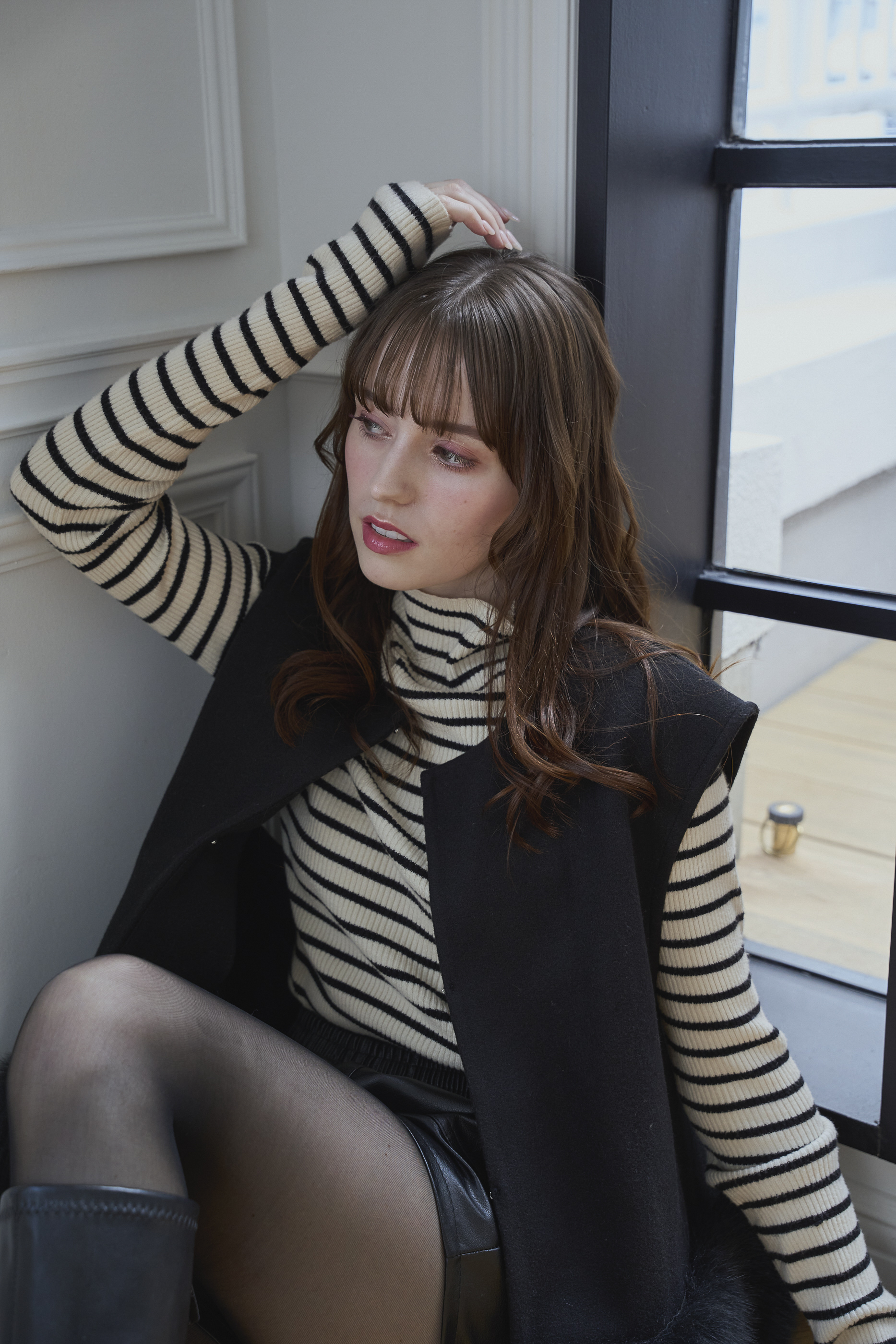 SUSOファー切替ジレ(aj013)TH