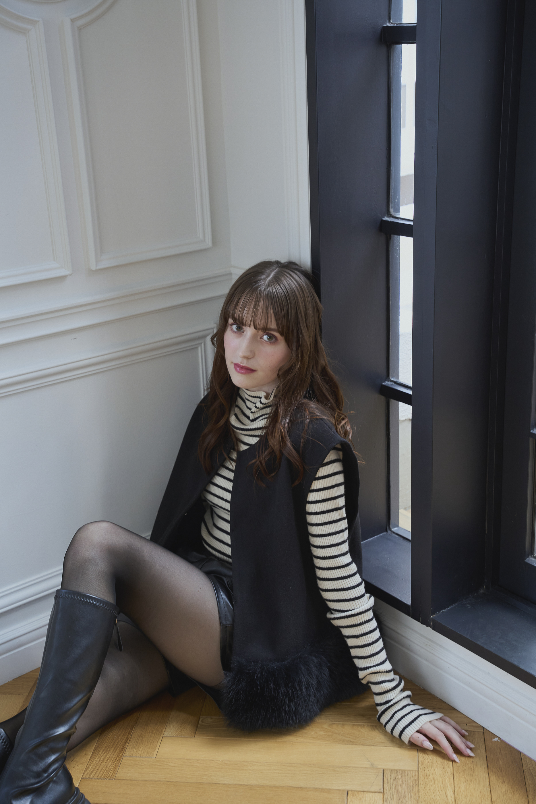 SUSOファー切替ジレ(aj013)TH