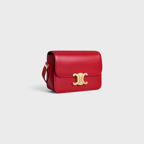 ティーン トリオンフ バッグ / シャイニーカーフスキン / レッド