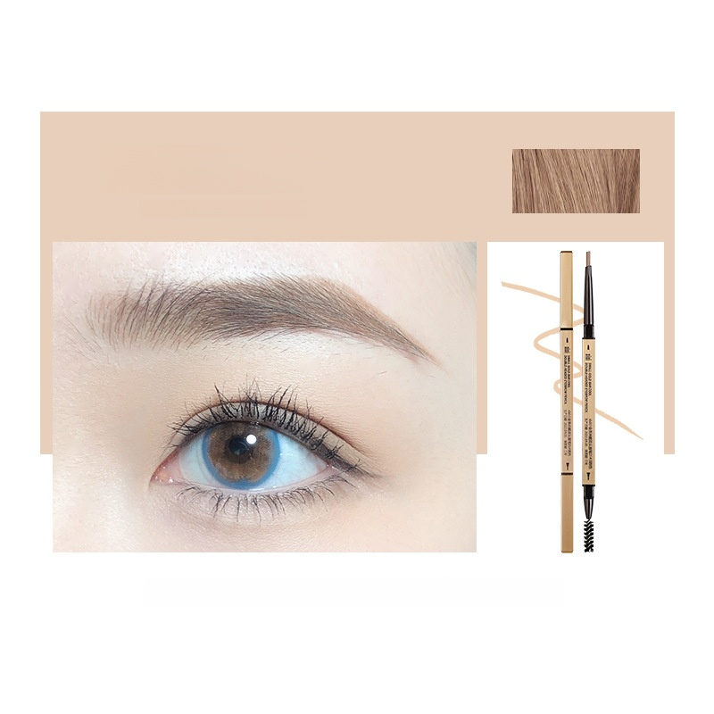 ดินสอเขียนคิ้วกันน้ำติดทนนาน 24 ชม.แบบแท่งสีทอง