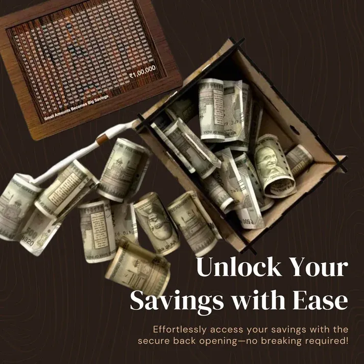 Piggy Bank for Kids & Adults, Savings One Lakh Challenge Box @ just Rs.599/-