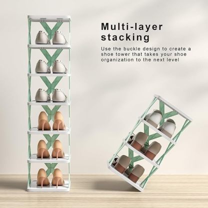 4 Layer Shoes Rack for Home Plastic, Adjustable Shoe Stand Organizer @ Just Rs.699/-