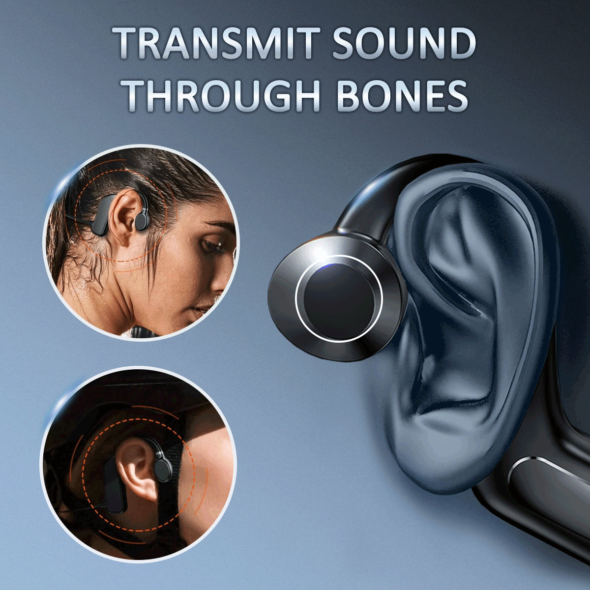 Bone Conduction Bluetooth Headphones -FAEVEZโข Technology - FAEVEZ