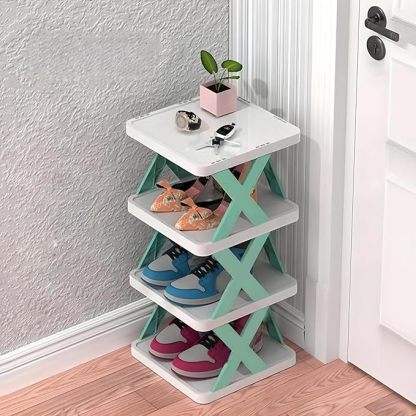 4 Layer Shoes Rack for Home Plastic, Adjustable Shoe Stand Organizer @ Just Rs.699/-