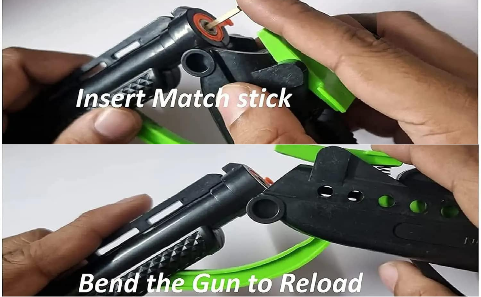 SPN-BFCC Matchstick Big Size Gun Diwali Toy