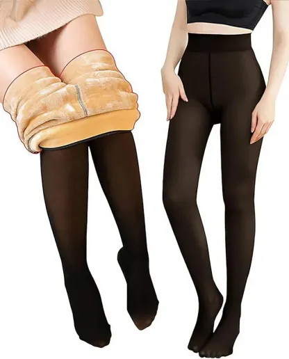 Winter Fleece Warm Thermal Leggings Tights Pants for Women and Girls