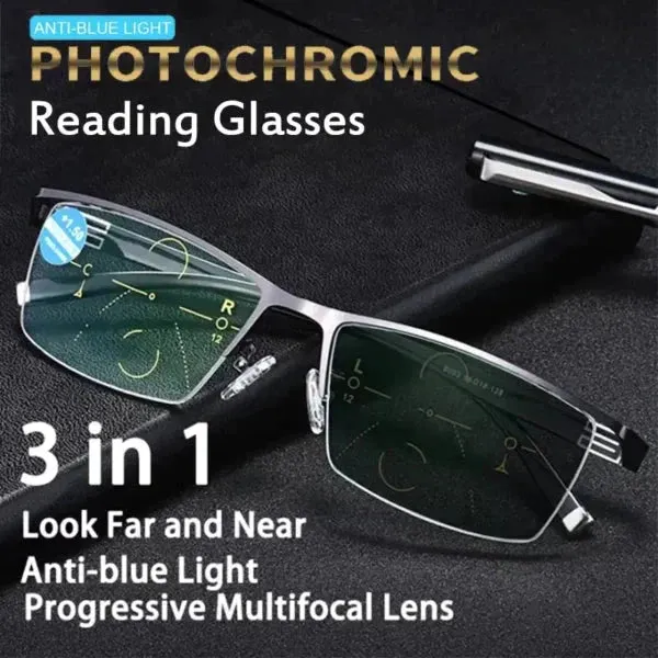 BUY 1 GET 1 FREE|ANTI-BLUE LIGHT FAR & NEAR UNISEX READING GLASSES @ Rs.599/-