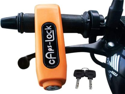 Heavy Duty Bike Brake Lock - Locking System by Holding Handle Bar with Brake Lever