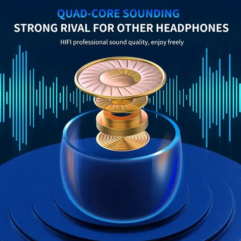Wireless Earpods with Charging Inbuilt Powerbank M10 with Free Golden Watch @ Just Rs.699/-