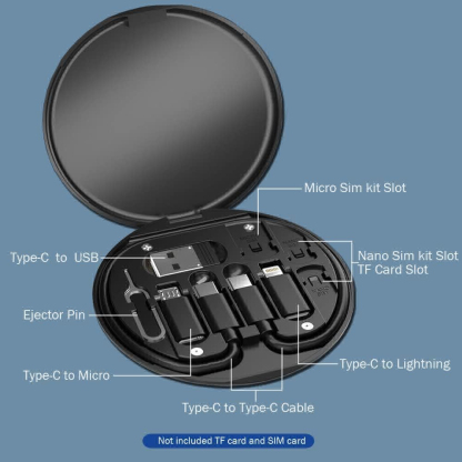 Wireless Bluetooth Earbud M10 With Multrifuncational Data Cable Set @ Just Rs.599/-
