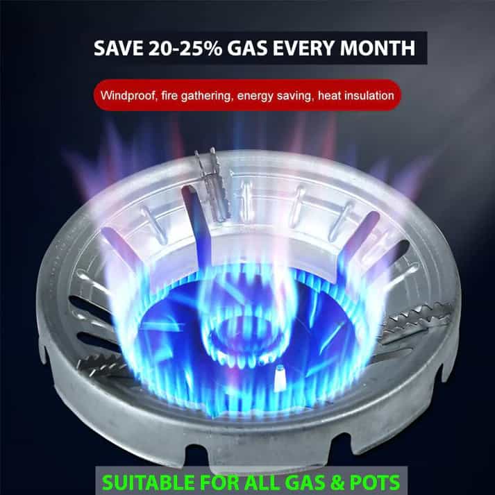 Buy 1 Get 1 Free | Fire & Windproof Energy Saving Gas Stove Stand @ Just 599/-