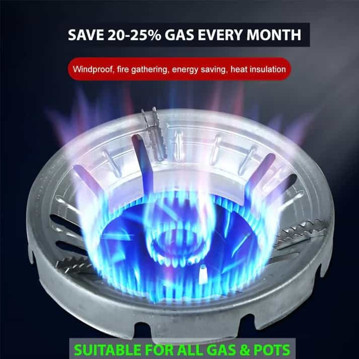 Buy 1 Get 1 Free | Fire & Windproof Energy Saving Gas Stove Stand @ Just 599/-