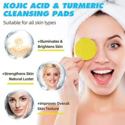 Kojic Acid and Turmeric Cleansing Pads @ Just Rs.499/-