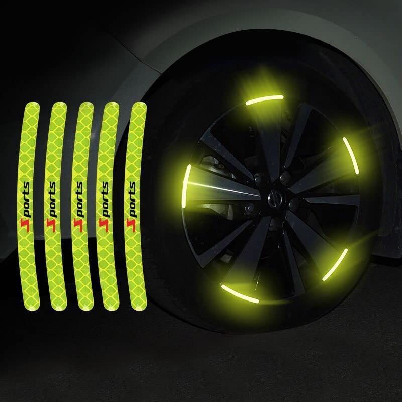 3D Reflective - Wheel Stickers⚡3D Reflective - Wheel Stickers Pack Of 20⚡