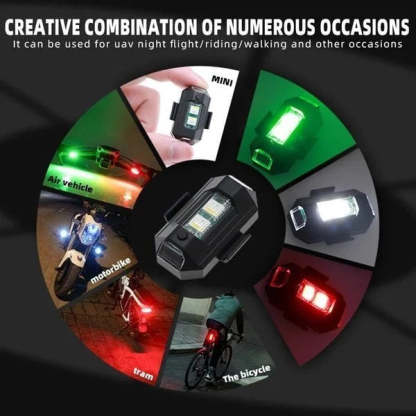 7 Colors Exterior Night Signal LED Light With USB @ Just Rs.399/-