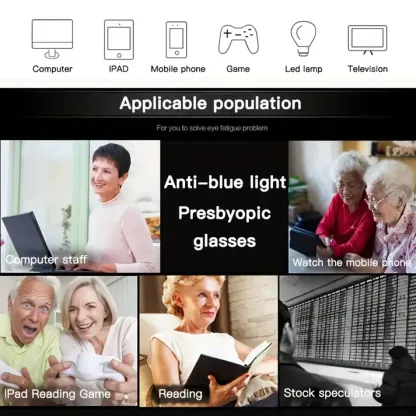 BUY 1 GET 1 FREE|ANTI-BLUE LIGHT FAR & NEAR UNISEX READING GLASSES @ Rs.599/-