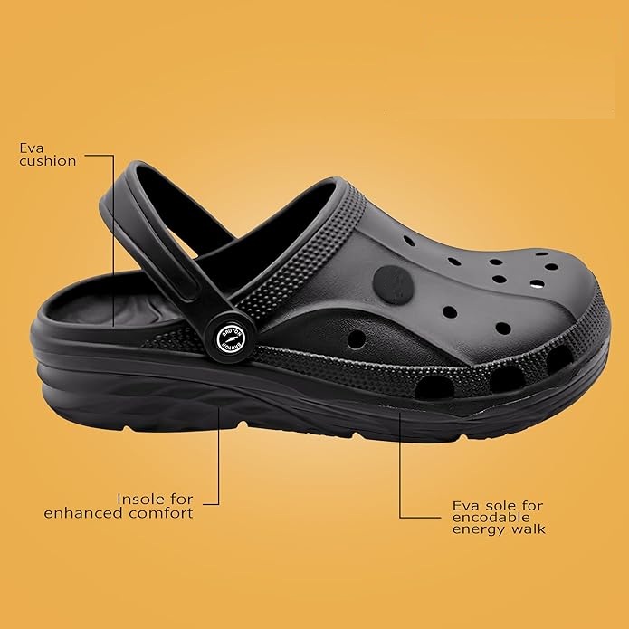 Extra Soft Men's Classic Casual Clogs Adjustable Back Strap @ Just Rs.499/-