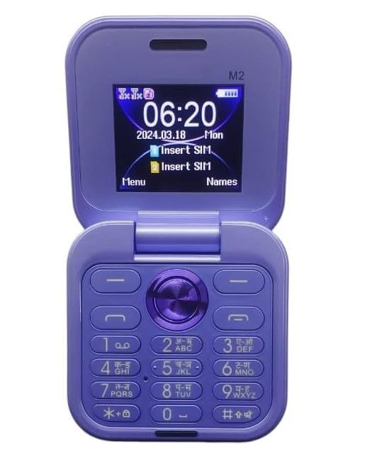 Dual Sim Foldable Flip Mobile With Camera - (M2 Mini) @ Just Rs.2499/-