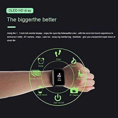 Smart Watch D116 Water Proof  with Free Single Bluetooth @ Just Rs.599/-