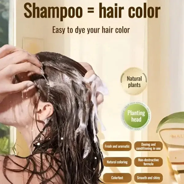 Long Lasting Natural Hair Dye Shampoo_ Buy One Get One Free @ Just Rs.599/-
