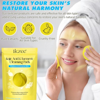 Kojic Acid and Turmeric Cleansing Pads @ Just Rs.499/-