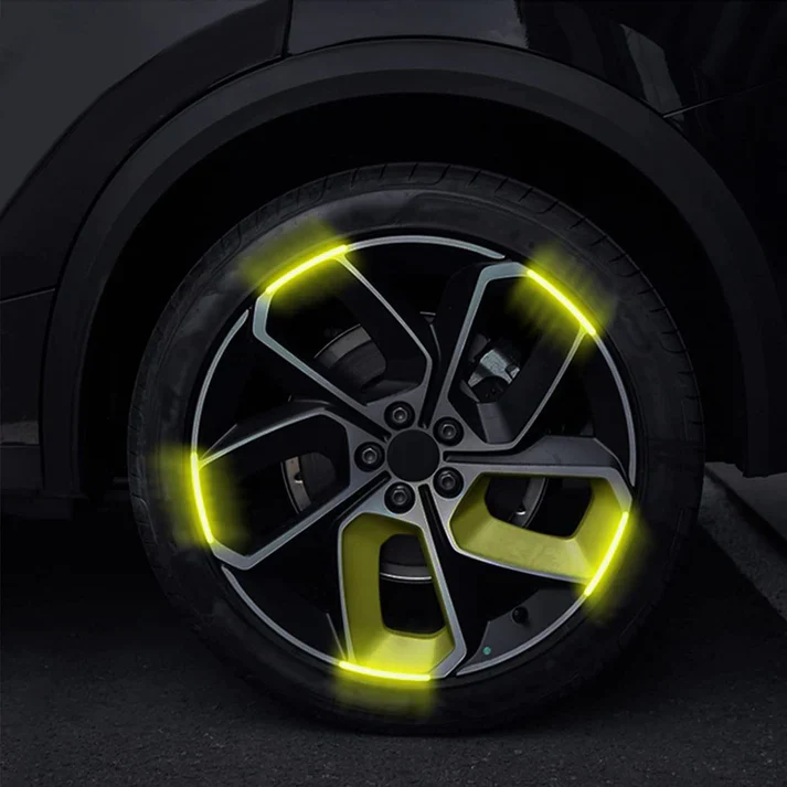 3D Reflective - Wheel Stickers⚡3D Reflective - Wheel Stickers Pack Of 20⚡