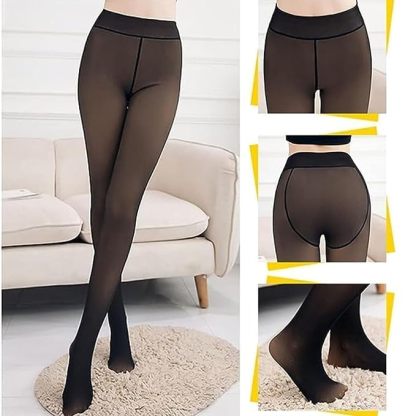 Winter Fleece Warm Thermal Leggings Tights Pants for Women and Girls