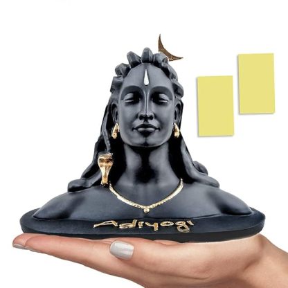 Adiyogi Shiva Statue for Car Dash Board, Pooja & Gift, Mahadev Murti, Idol, Lord Adiyogi Shankara for Home & Office Decor @ Just Rs.499/-