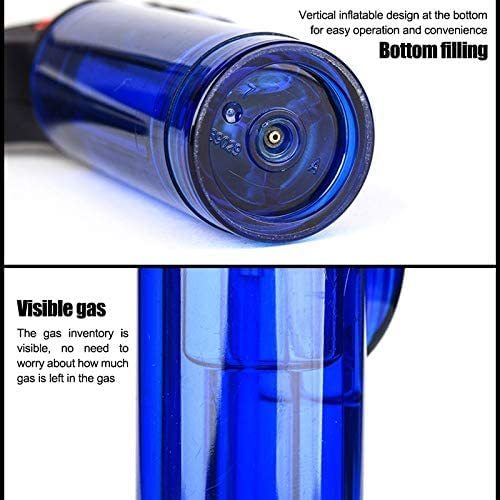 Jet Flame Gas Lighter, Windproof ABS Strong Plastic Handy Liter, Built-in Safety Lock, Multicolored Pack of 2 @ Just Rs.499/-