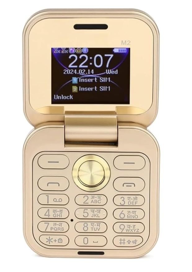 Dual Sim Foldable Flip Mobile With Camera - (M2 Mini) @ Just Rs.2499/-