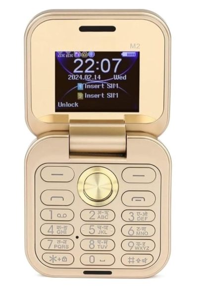 Dual Sim Foldable Flip Mobile With Camera - (M2 Mini) @ Just Rs.2499/-