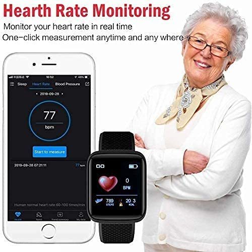 Smart Watch D116 Water Proof  with Free Single Bluetooth @ Just Rs.599/-