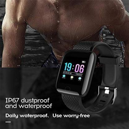 Smart Watch D116 Water Proof  with Free Single Bluetooth @ Just Rs.599/-