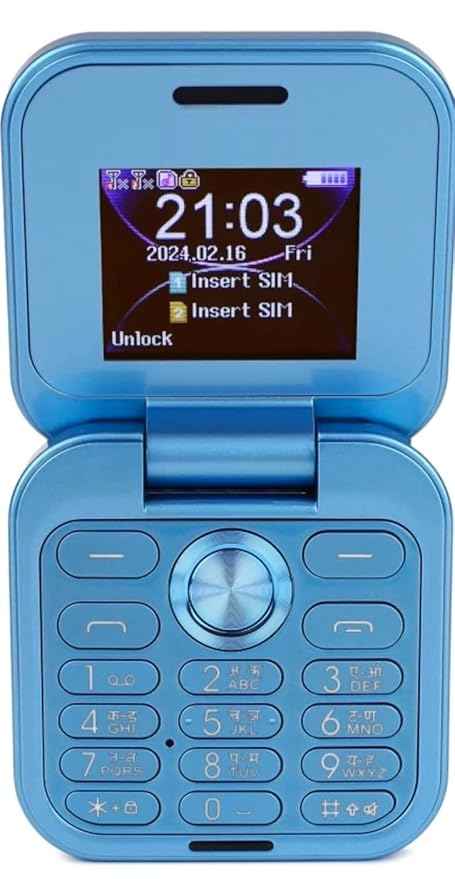 Dual Sim Foldable Flip Mobile With Camera - (M2 Mini) @ Just Rs.2499/-