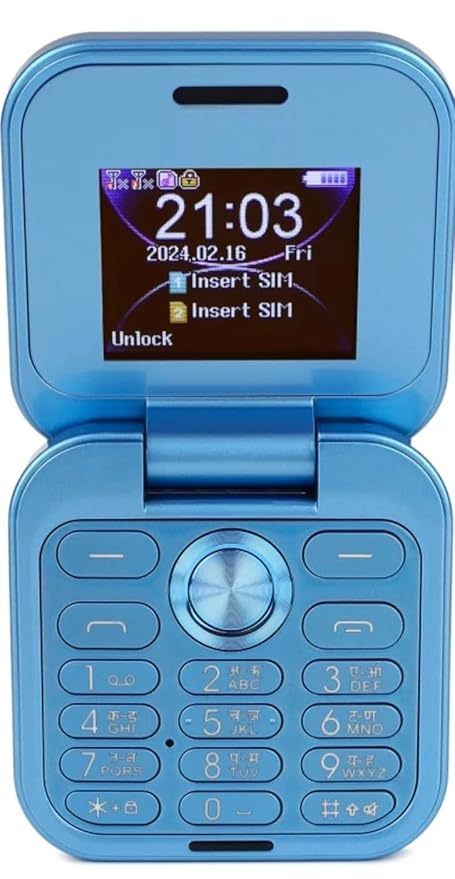Dual Sim Foldable Flip Mobile With Camera - (M2 Mini) @ Just Rs.2499/-